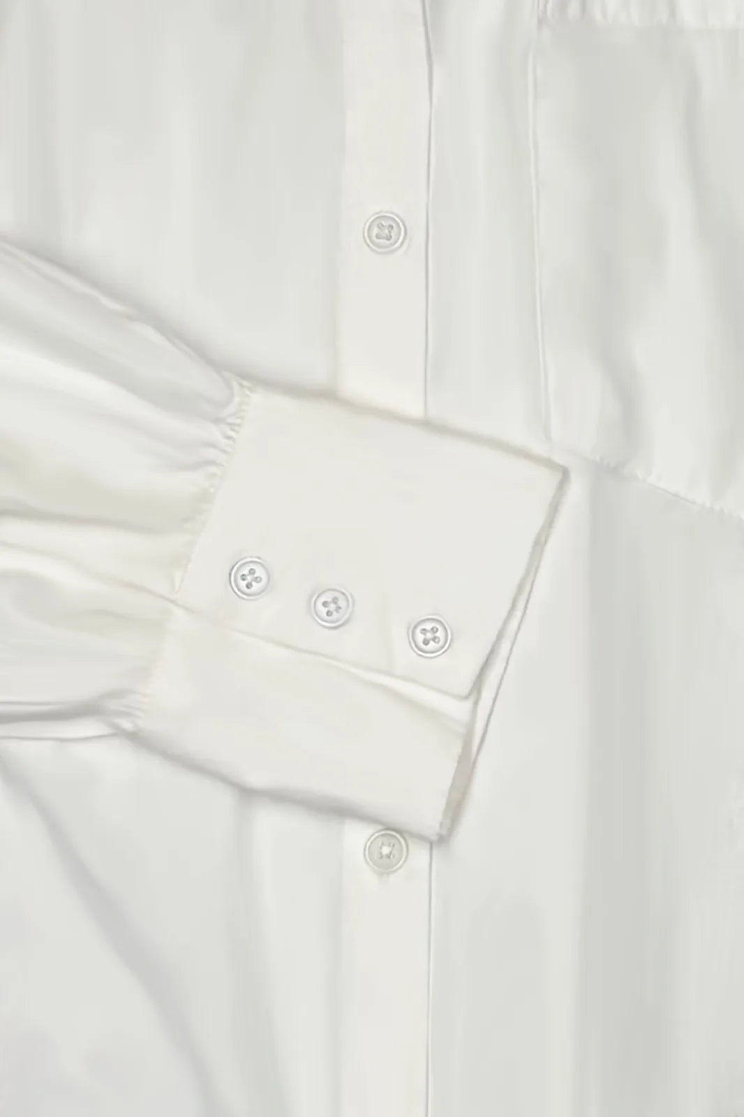 Chemise Roxane blanche à col victorien froncé — Bling Paris