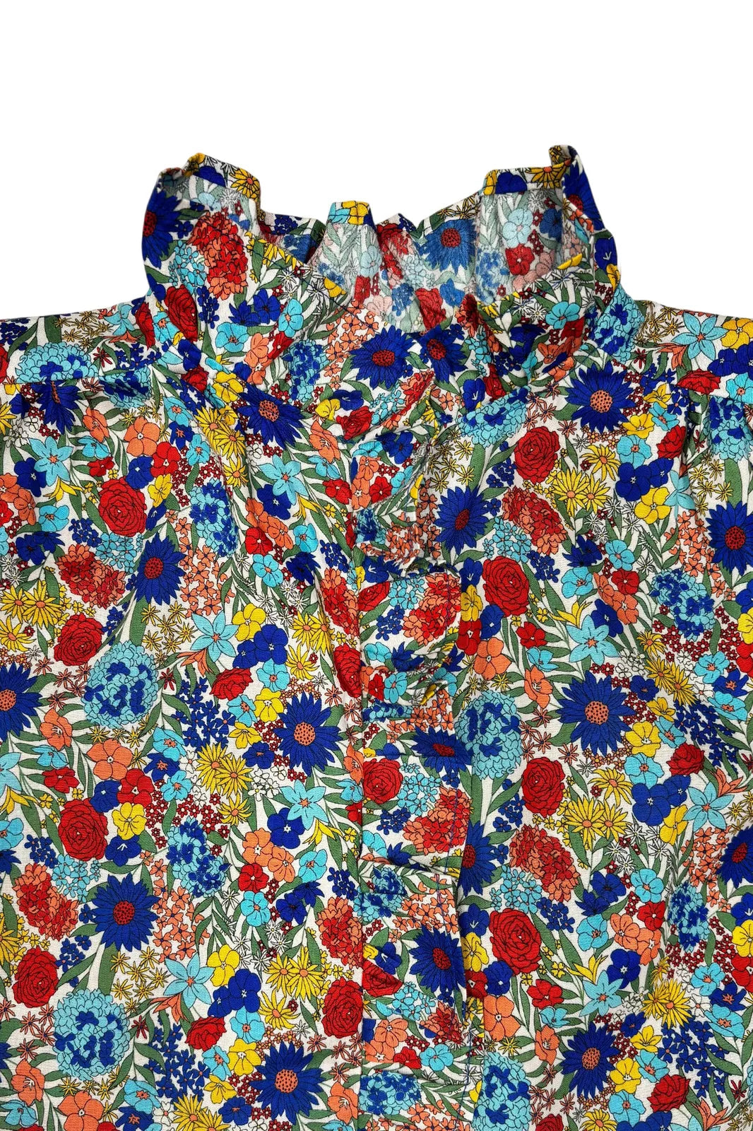 Chemise Suzy fleurie multicolore, imprimé liberty — Bling Paris