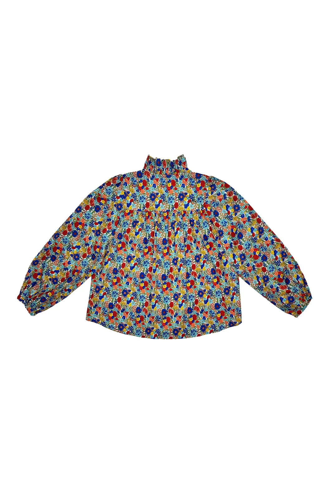 Chemise Suzy fleurie multicolore, imprimé liberty — Bling Paris