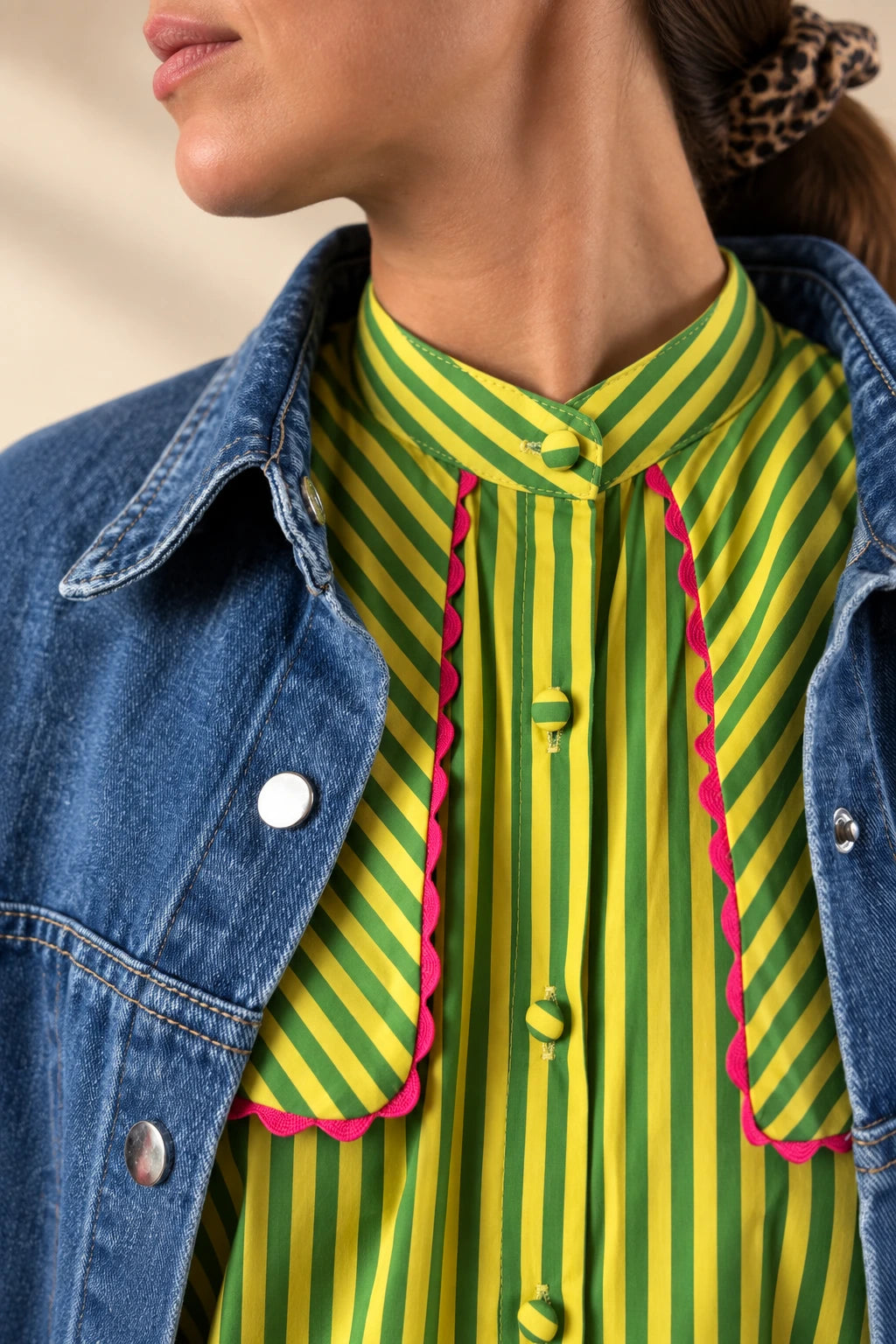 Chemise Alba - Vert — Bling Paris