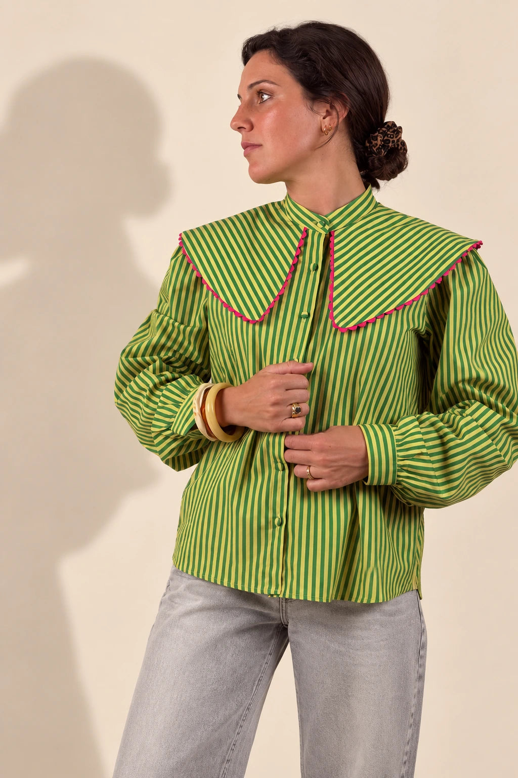 Chemise Alba - Vert — Bling Paris