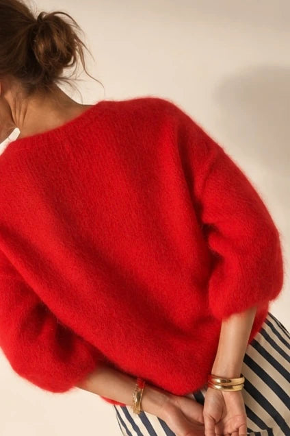 Pull Lou - Rouge — Bling Paris